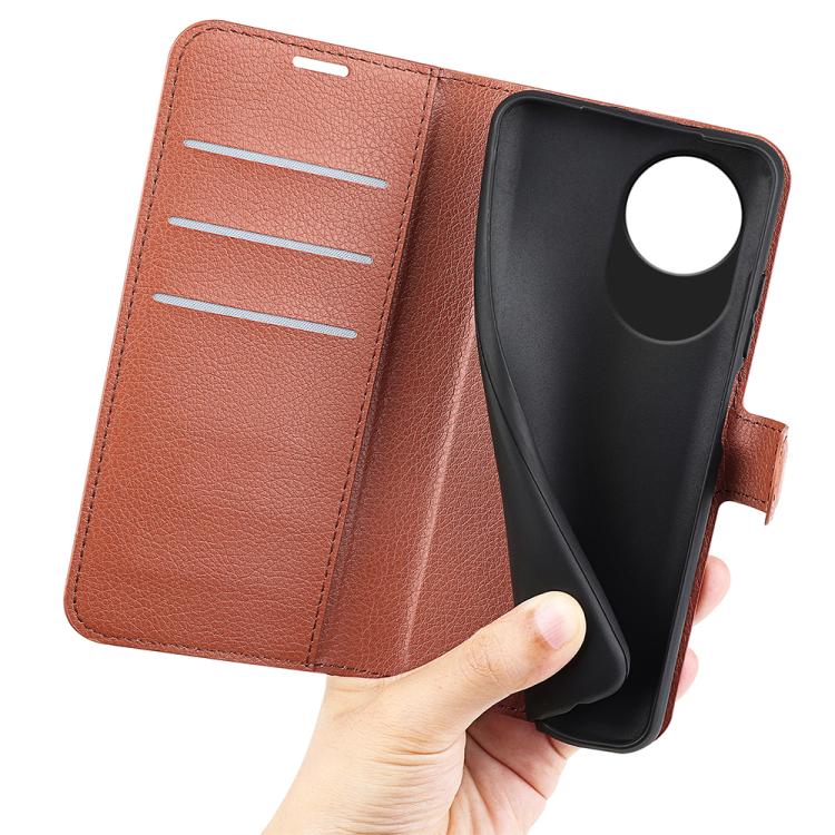 For ZTE Blade A35 Lite Litchi Texture Horizontal Flip Leather Phone Case with Holder