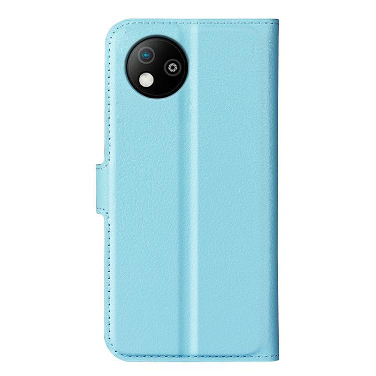 For ZTE Blade A35 Lite Litchi Texture Horizontal Flip Leather Phone Case with Holder