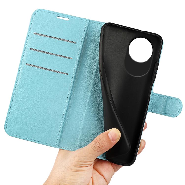 For ZTE Blade A35 Lite Litchi Texture Horizontal Flip Leather Phone Case with Holder