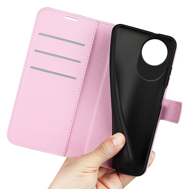 For ZTE Blade A35 Lite Litchi Texture Horizontal Flip Leather Phone Case with Holder