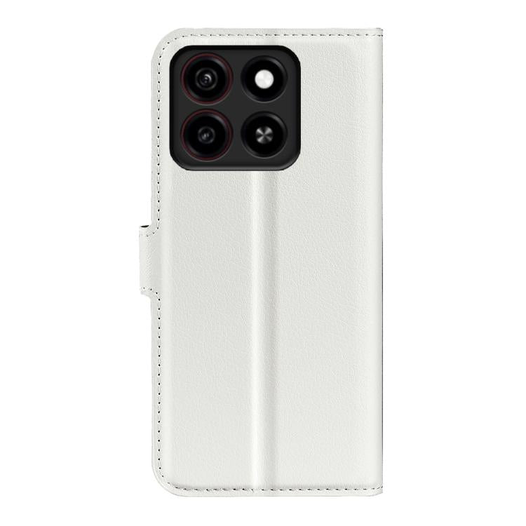 For ZTE Blade A35 Litchi Texture Horizontal Flip Leather Phone Case with Holder