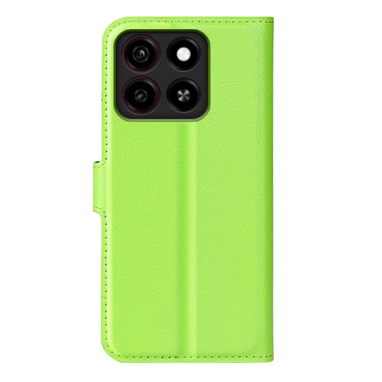 For ZTE Blade A35 Litchi Texture Horizontal Flip Leather Phone Case with Holder