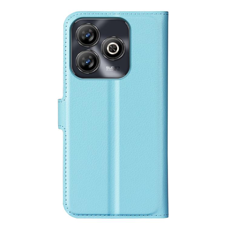 For ZTE Blade A75 Litchi Texture Horizontal Flip Leather Phone Case with Holder