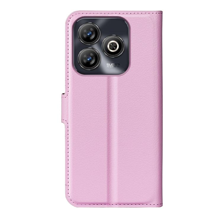 For ZTE Blade A75 Litchi Texture Horizontal Flip Leather Phone Case with Holder