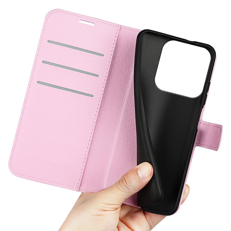 For ZTE Blade A75 Litchi Texture Horizontal Flip Leather Phone Case with Holder