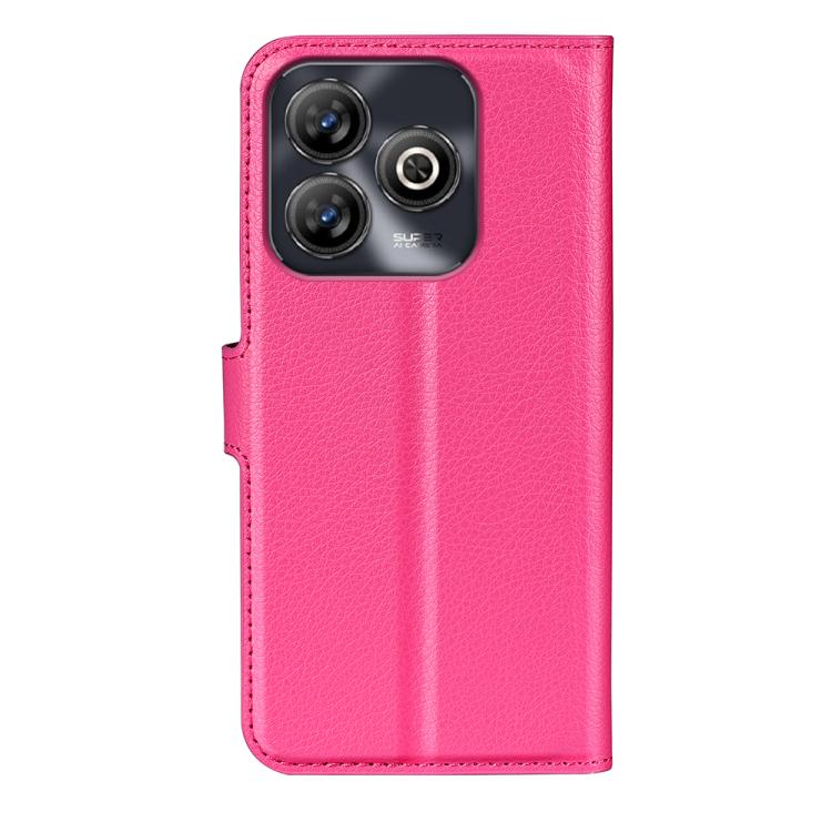 For ZTE Blade A75 Litchi Texture Horizontal Flip Leather Phone Case with Holder