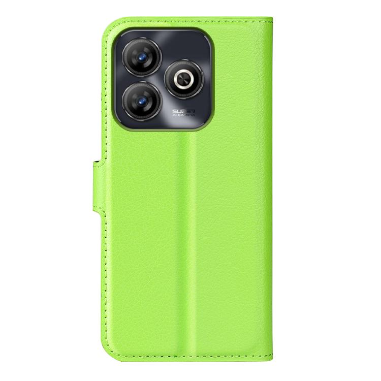 For ZTE Blade A75 Litchi Texture Horizontal Flip Leather Phone Case with Holder