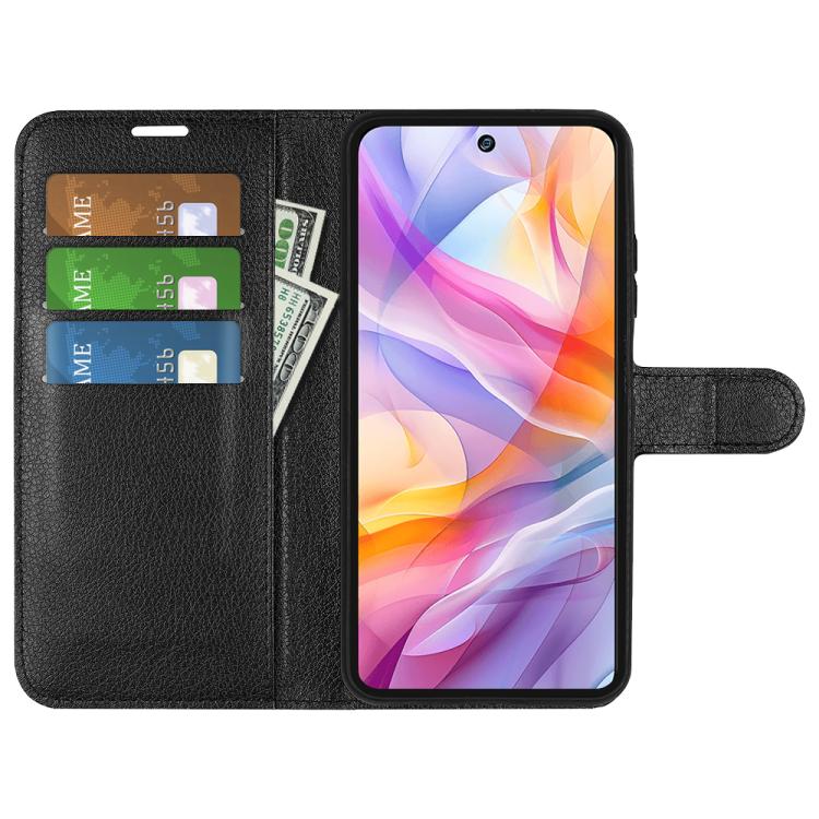 For ZTE Blade V70 Vita Litchi Texture Horizontal Flip Leather Phone Case with Holder