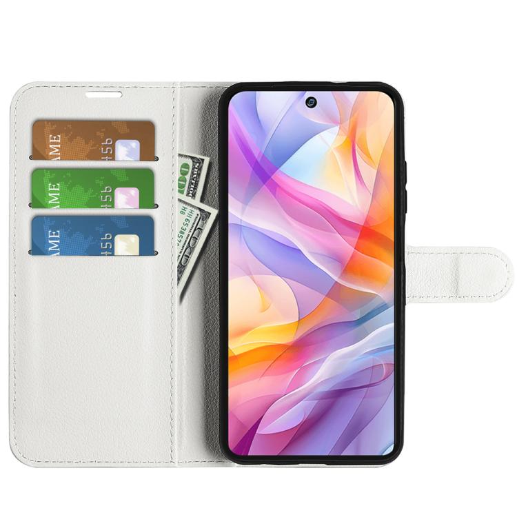 For ZTE Blade V70 Vita Litchi Texture Horizontal Flip Leather Phone Case with Holder