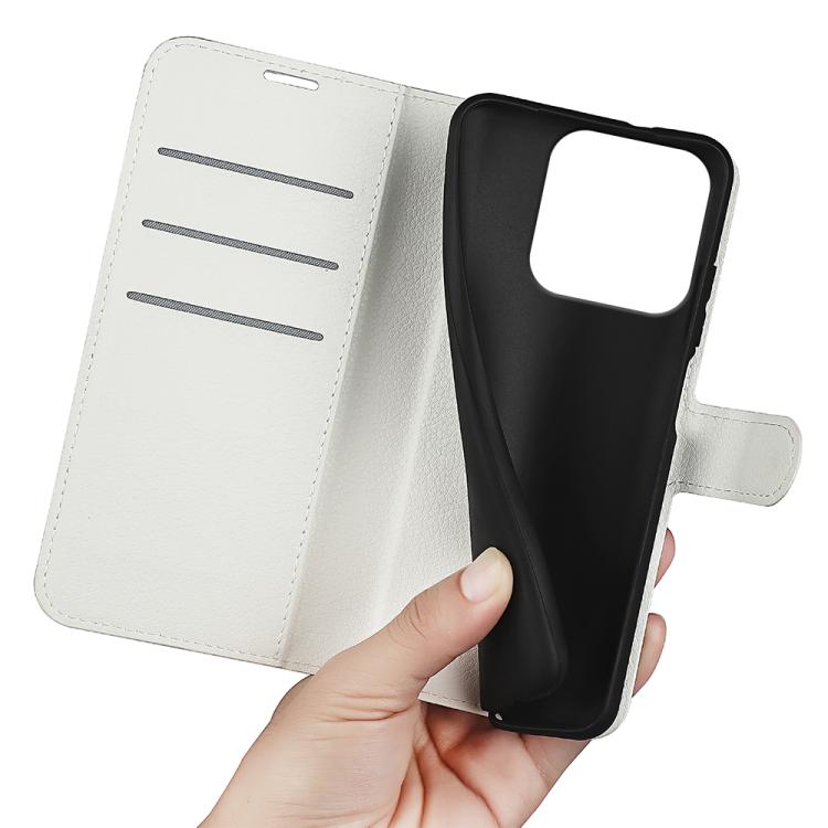 For ZTE Blade V70 Vita Litchi Texture Horizontal Flip Leather Phone Case with Holder