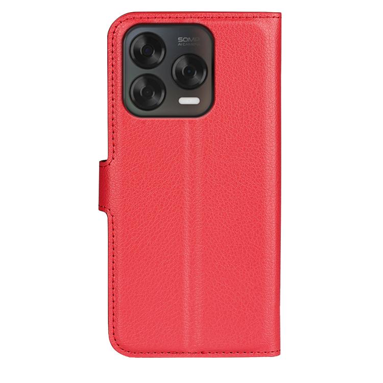 For ZTE Blade V70 Vita Litchi Texture Horizontal Flip Leather Phone Case with Holder