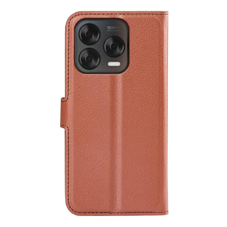 For ZTE Blade V70 Vita Litchi Texture Horizontal Flip Leather Phone Case with Holder