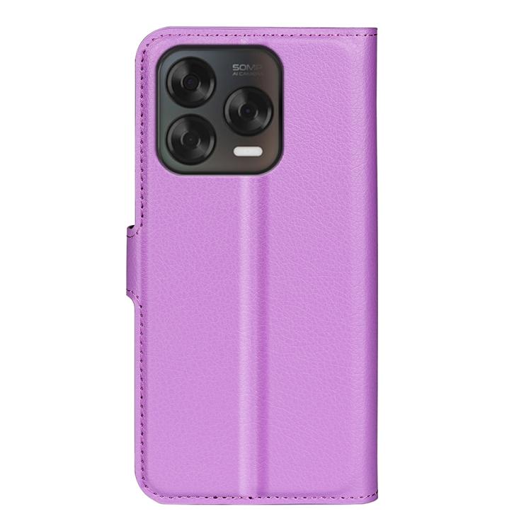 For ZTE Blade V70 Vita Litchi Texture Horizontal Flip Leather Phone Case with Holder