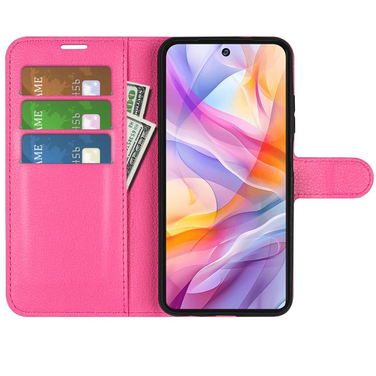 For ZTE Blade V70 Vita Litchi Texture Horizontal Flip Leather Phone Case with Holder