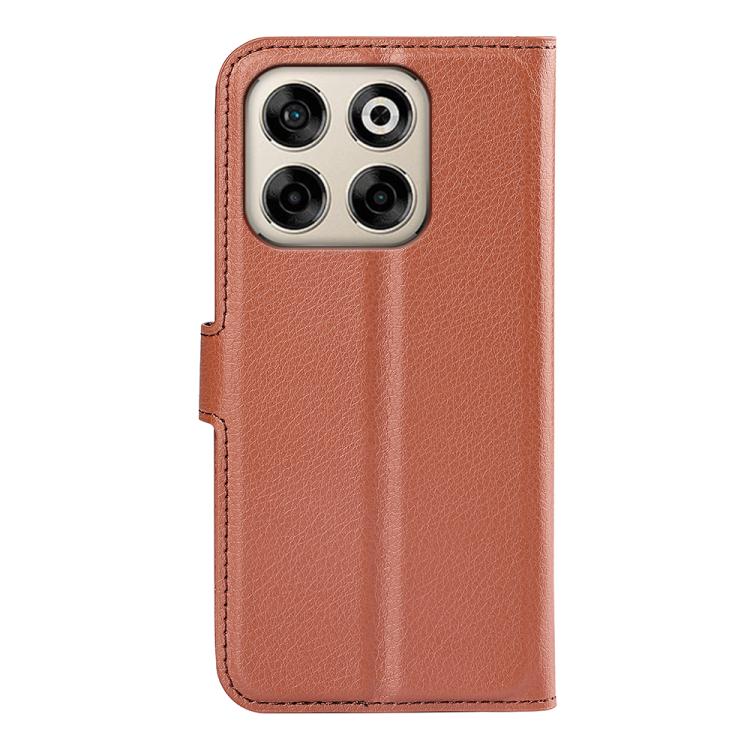 For ZTE Blade V70 Litchi Texture Horizontal Flip Leather Phone Case with Holder
