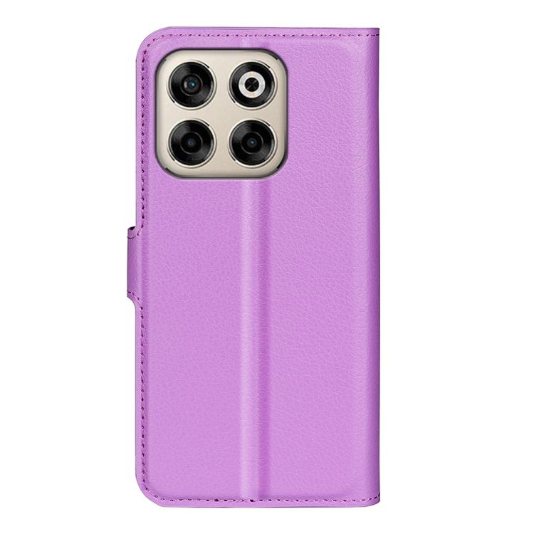 For ZTE Blade V70 Litchi Texture Horizontal Flip Leather Phone Case with Holder