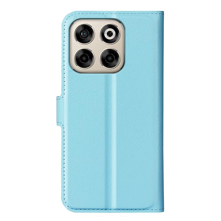 For ZTE Blade V70 Litchi Texture Horizontal Flip Leather Phone Case with Holder