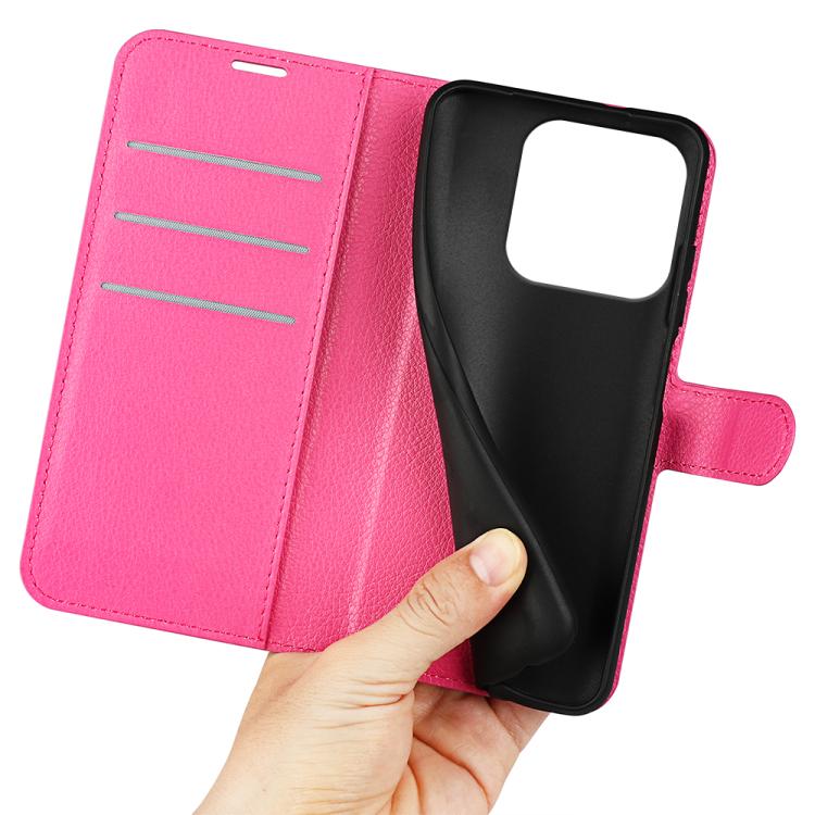 For ZTE Blade V70 Litchi Texture Horizontal Flip Leather Phone Case with Holder