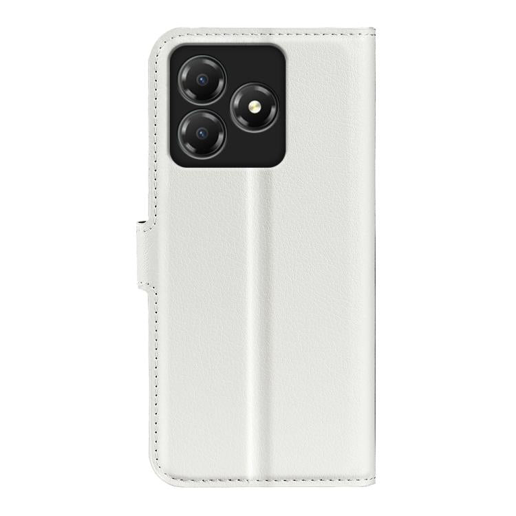 For ZTE Blade A36 Litchi Texture Horizontal Flip Leather Phone Case with Holder