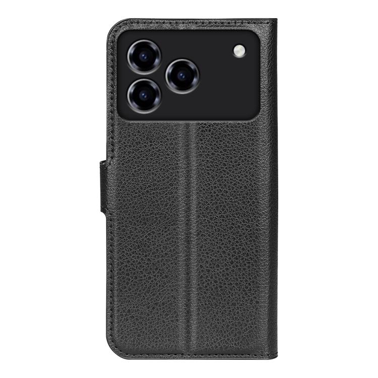 For ZTE Blade A76 4G Litchi Texture Horizontal Flip Leather Phone Case with Holder