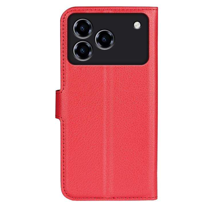 For ZTE Blade A76 4G Litchi Texture Horizontal Flip Leather Phone Case with Holder