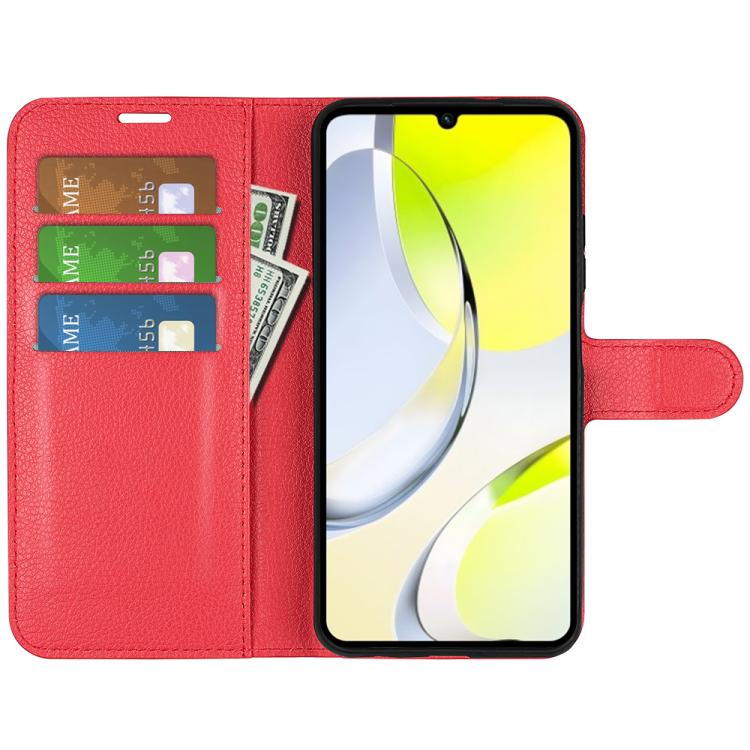 For ZTE Blade A76 4G Litchi Texture Horizontal Flip Leather Phone Case with Holder
