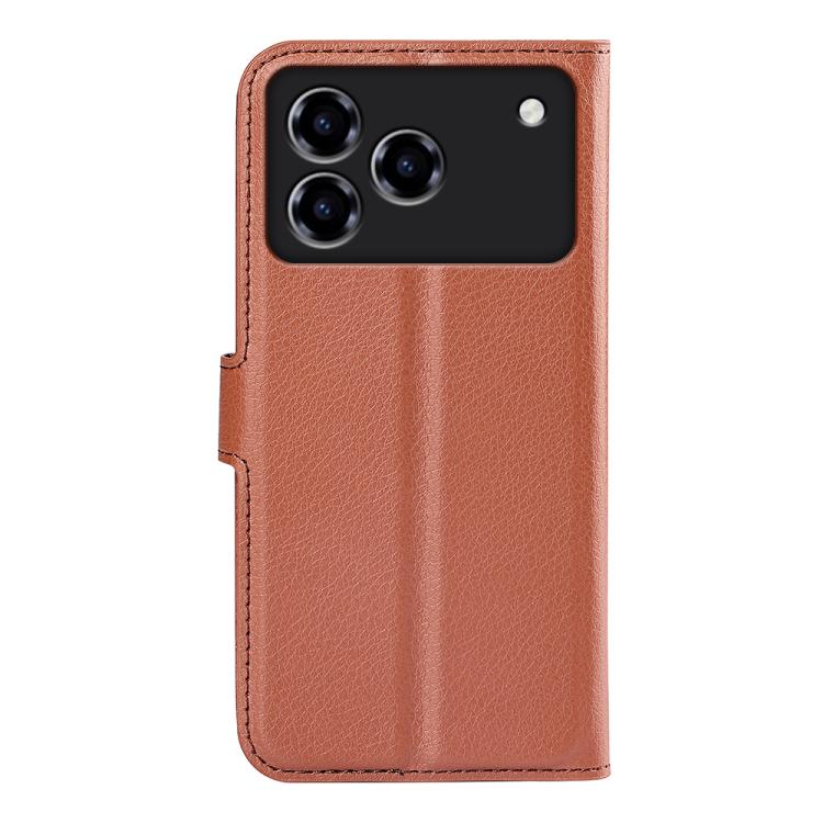 For ZTE Blade A76 4G Litchi Texture Horizontal Flip Leather Phone Case with Holder