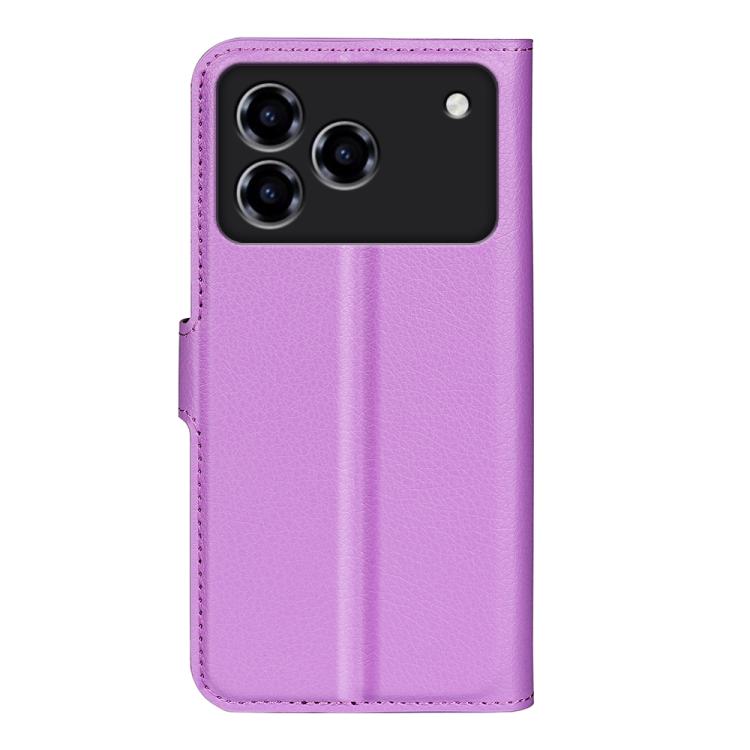 For ZTE Blade A76 4G Litchi Texture Horizontal Flip Leather Phone Case with Holder