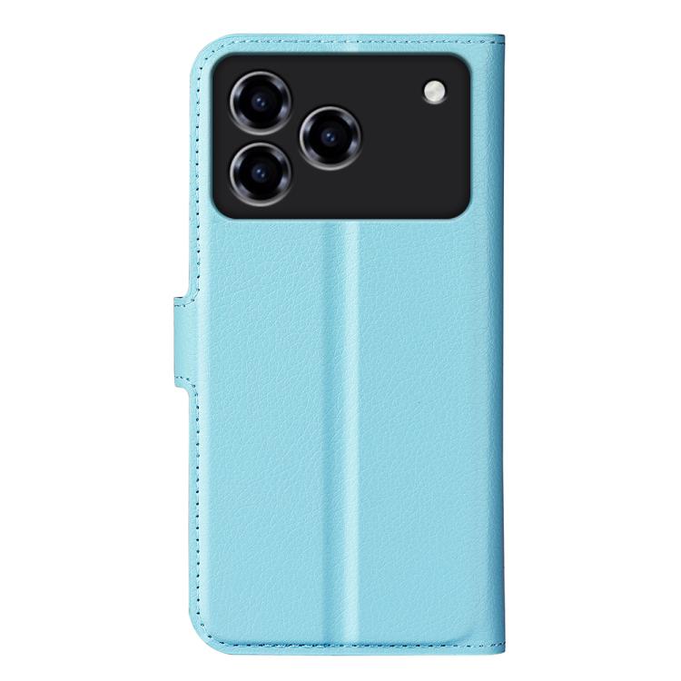 For ZTE Blade A76 4G Litchi Texture Horizontal Flip Leather Phone Case with Holder