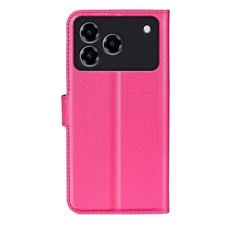 For ZTE Blade A76 4G Litchi Texture Horizontal Flip Leather Phone Case with Holder
