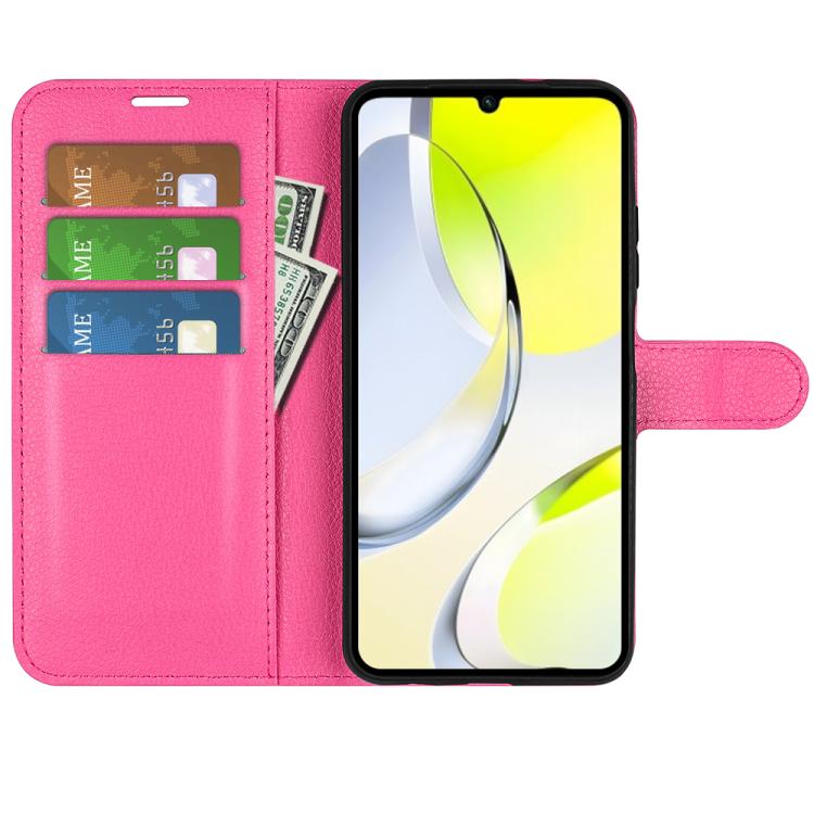 For ZTE Blade A76 4G Litchi Texture Horizontal Flip Leather Phone Case with Holder