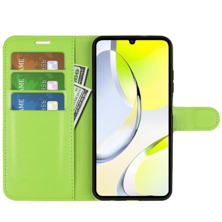 For ZTE Blade A76 4G Litchi Texture Horizontal Flip Leather Phone Case with Holder