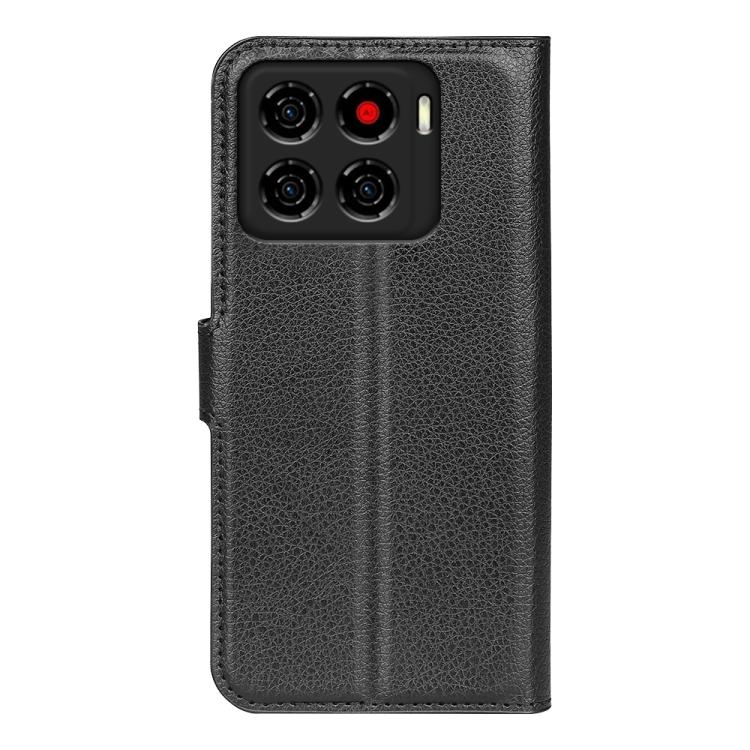 For ZTE Blade A56 Litchi Texture Horizontal Flip Leather Phone Case with Holder