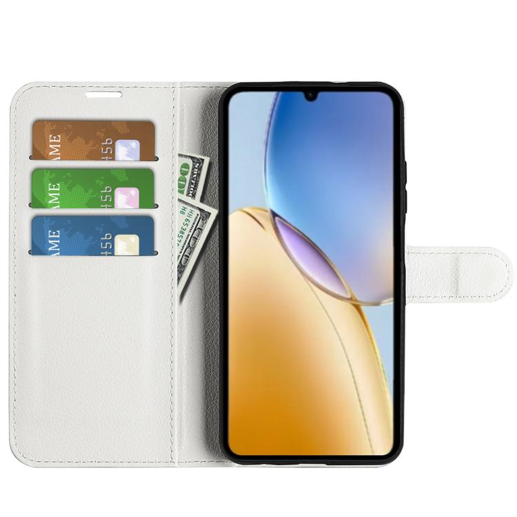 For ZTE Blade A56 Litchi Texture Horizontal Flip Leather Phone Case with Holder