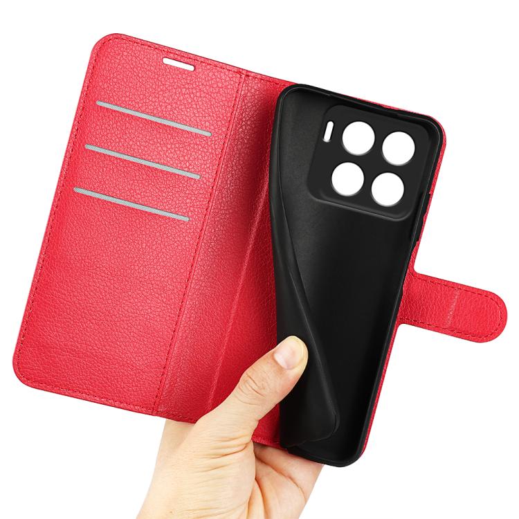 For ZTE Blade A56 Litchi Texture Horizontal Flip Leather Phone Case with Holder