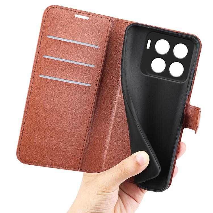 For ZTE Blade A56 Litchi Texture Horizontal Flip Leather Phone Case with Holder
