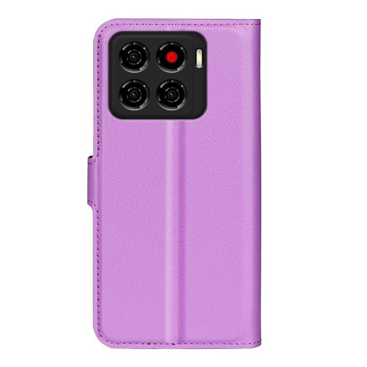 For ZTE Blade A56 Litchi Texture Horizontal Flip Leather Phone Case with Holder
