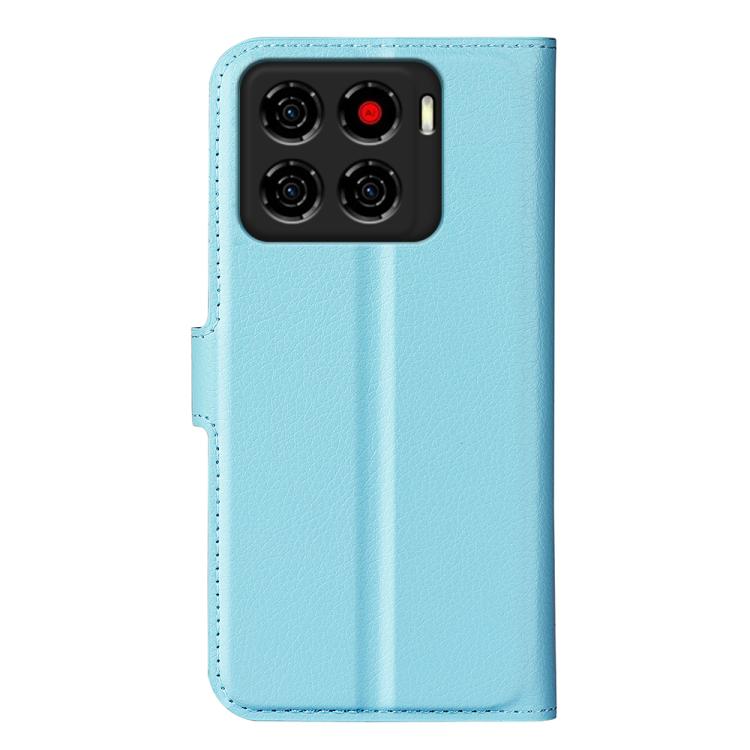 For ZTE Blade A56 Litchi Texture Horizontal Flip Leather Phone Case with Holder