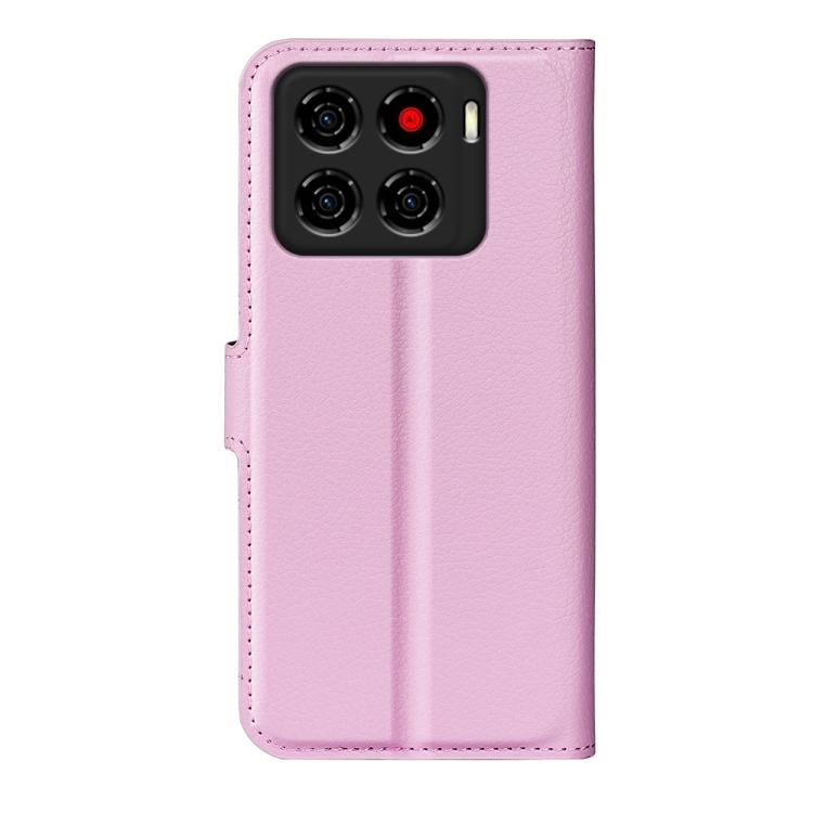 For ZTE Blade A56 Litchi Texture Horizontal Flip Leather Phone Case with Holder
