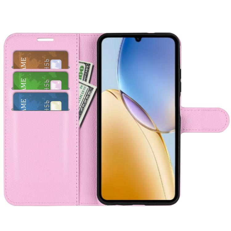 For ZTE Blade A56 Litchi Texture Horizontal Flip Leather Phone Case with Holder