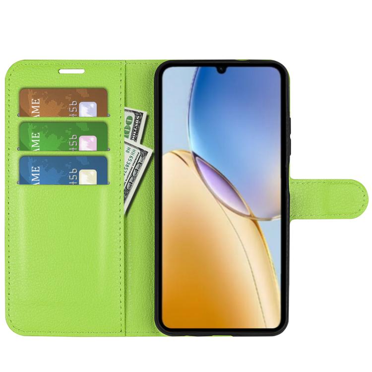 For ZTE Blade A56 Litchi Texture Horizontal Flip Leather Phone Case with Holder