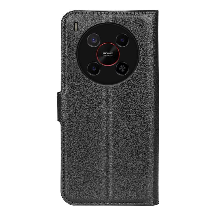 For ZTE Blade V70 Max Litchi Texture Horizontal Flip Leather Phone Case with Holder