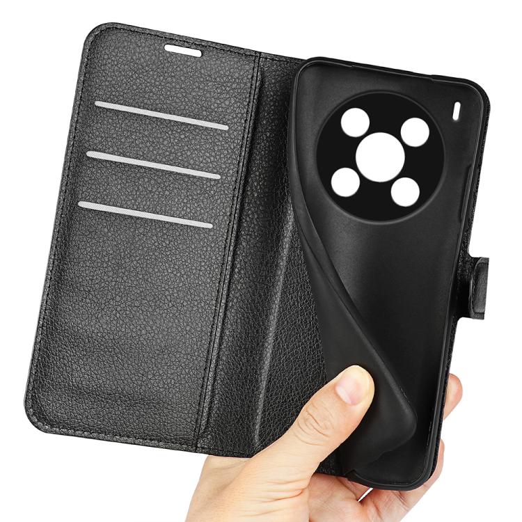 For ZTE Blade V70 Max Litchi Texture Horizontal Flip Leather Phone Case with Holder