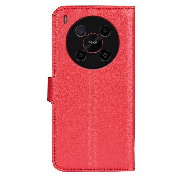 For ZTE Blade V70 Max Litchi Texture Horizontal Flip Leather Phone Case with Holder
