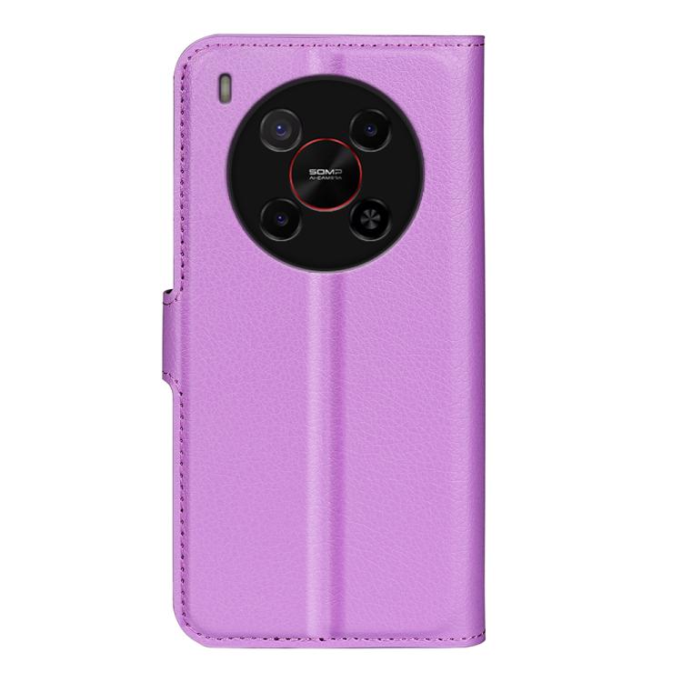 For ZTE Blade V70 Max Litchi Texture Horizontal Flip Leather Phone Case with Holder