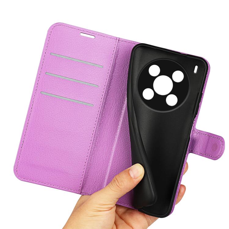 For ZTE Blade V70 Max Litchi Texture Horizontal Flip Leather Phone Case with Holder