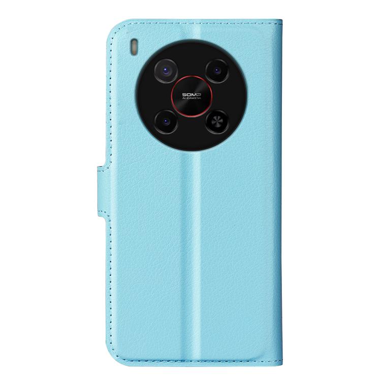 For ZTE Blade V70 Max Litchi Texture Horizontal Flip Leather Phone Case with Holder
