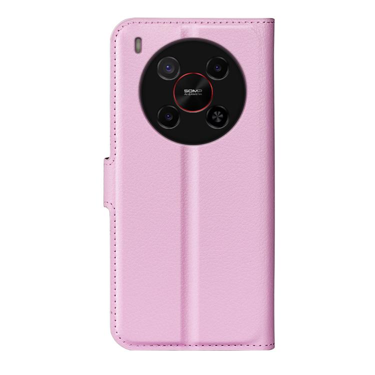 For ZTE Blade V70 Max Litchi Texture Horizontal Flip Leather Phone Case with Holder