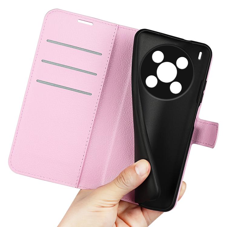 For ZTE Blade V70 Max Litchi Texture Horizontal Flip Leather Phone Case with Holder