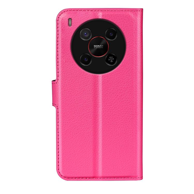 For ZTE Blade V70 Max Litchi Texture Horizontal Flip Leather Phone Case with Holder